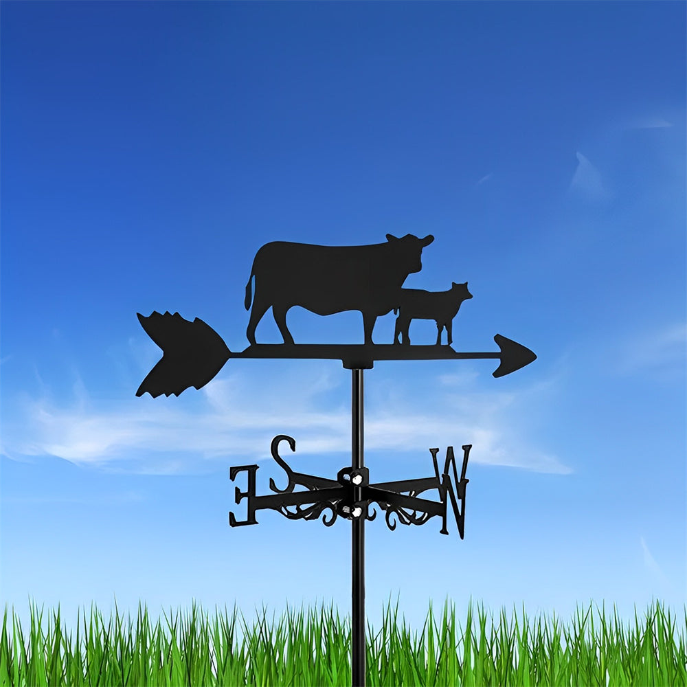 Calf Stainless Steel Weathervane
