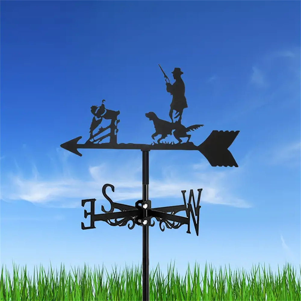 Hunter and Hound Stainless Steel Weathervane