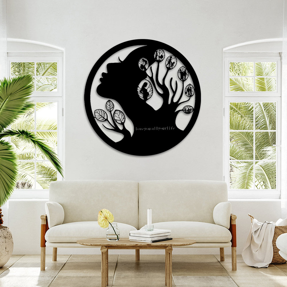 Love You For The Rest Of My Life Metal Wall Art