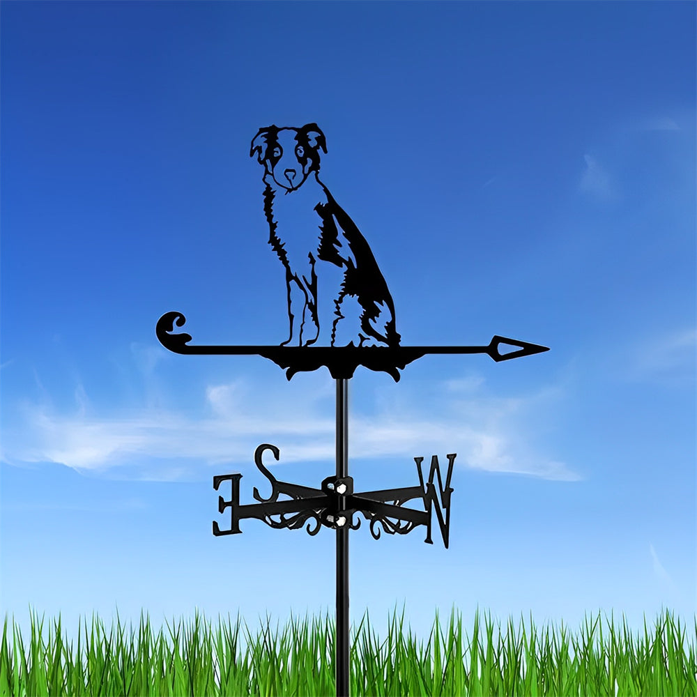 Australian Shepherd Stainless Steel Weathervane