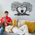 Love Tree Heart-shaped Tree Of Life Metal Wall Art