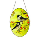 Birds Sun Catcher Decoration Stained Glass Window Hanging