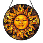 Bright Sun Face Sun Catcher Decoration Stained Glass Window Hanging