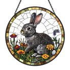 Bunny Sun Catcher Decoration Stained Glass Window Hanging