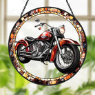 Cruiser Bike Sun Catcher Decoration Stained Glass Window Hanging