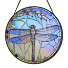 Dragonfly Sun Catcher Decoration Stained Glass Window Hanging