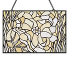 Flower Sun Catcher Decoration Stained Glass Window Hanging