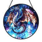 Flying Dragon Sun Catcher Decoration Stained Glass Window Hanging