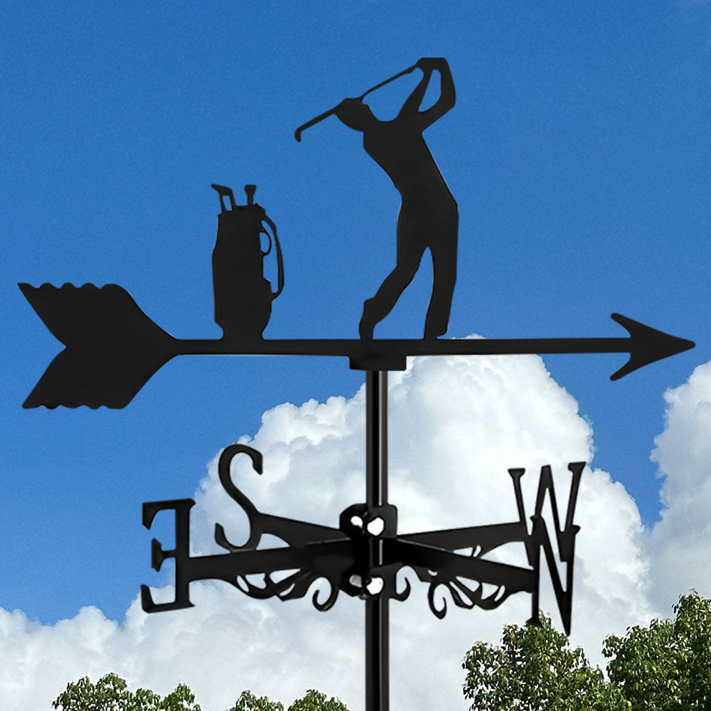 Golf Stainless Steel Weathervane