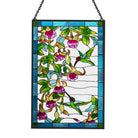 Hummingbird Sun Catcher Decoration Stained Glass Window Hanging