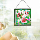 Hummingbird Sun Catcher Decoration Stained Glass Window Hanging
