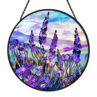 Lavender Sun Catcher Decoration Stained Glass Window Hanging