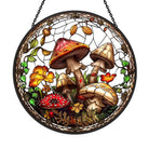 Mushroom Sun Catcher Decoration Stained Glass Window Hanging