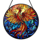 Phoenix Sun Catcher Decoration Stained Glass Window Hanging