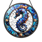 Seahorse Sun Catcher Decoration Stained Glass Window Hanging