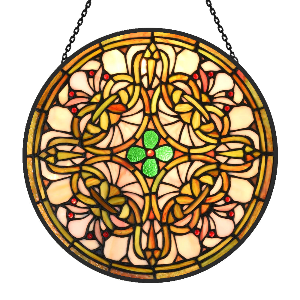 Tree of Life Sun Catcher Decoration Stained Glass Window Hanging