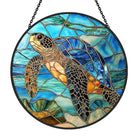 Turtle Sun Catcher Decoration Stained Glass Window Hanging